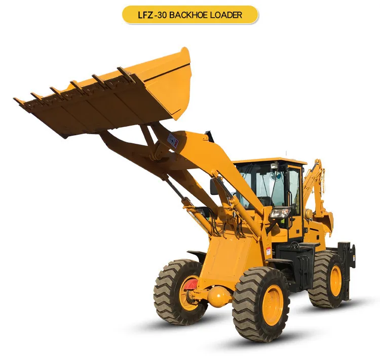 CE Certificated New Design Garden Mini Tractor Digger Backhoe