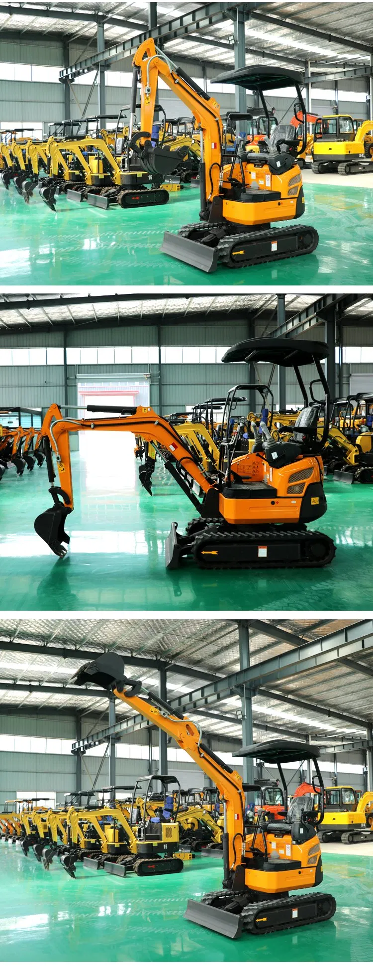 1 Ton Excavators CE/EPA Compact Mini Hydraulic Digger Price China Cheap Brand Excavator Price Price of Mini Excavator