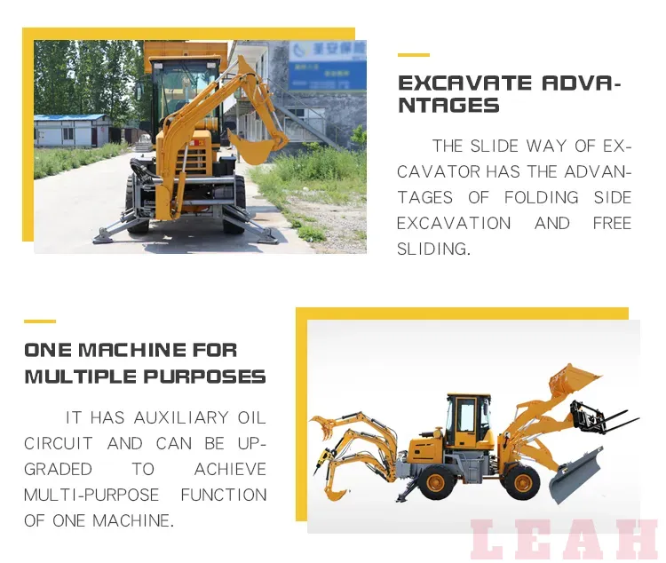 Improved-Type Cheap Mini Towable Backhoe Excavator