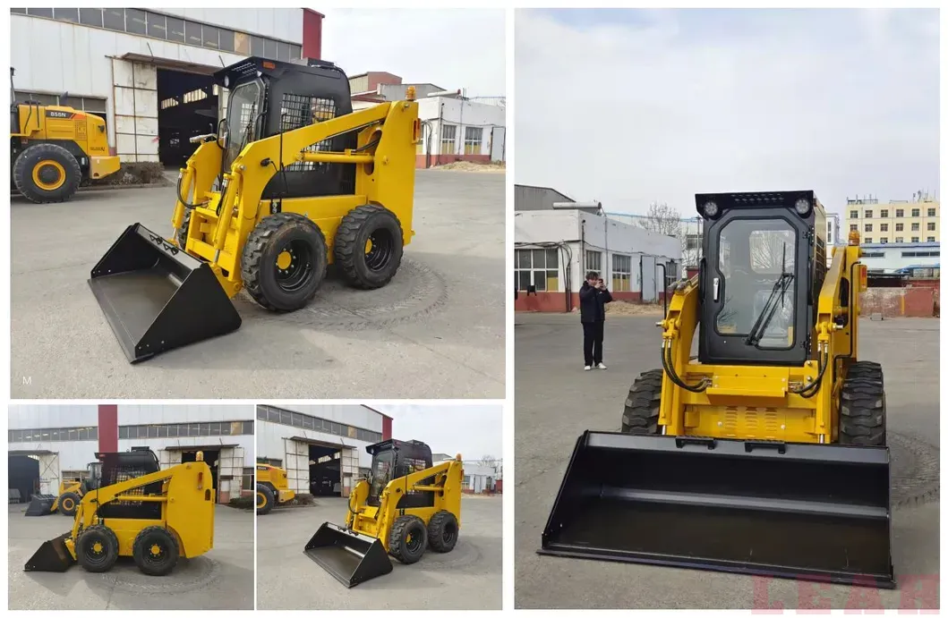Excellent Traction Lonking Jc308 Skid Steer Mini Loader