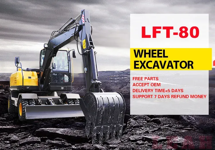 LFT80 Four-Wheel Drive Bucket Wheel Excavator for Sale