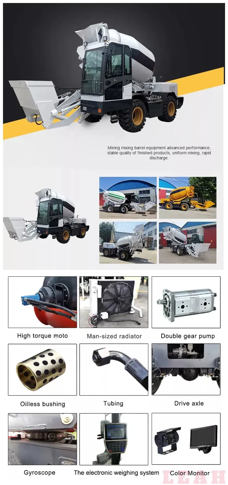 4 Cubic 10 Cubic Meters Hydraulic 4 Wheel Driver Diesel Self-Loading Mini Concrete Mixer Truck Cement Mixer with with Pump 4 Cubic 10 Cubic Meters Hydraulic 4 Wheel Driver Diesel Self-Loading Mini Concrete Mixer Truck Cement Mixer with with Pump